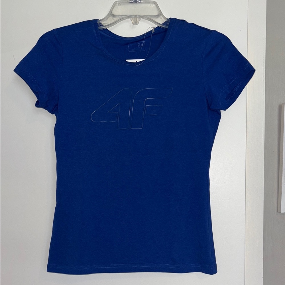 Women's 4F Blue Short Sleeve Tee